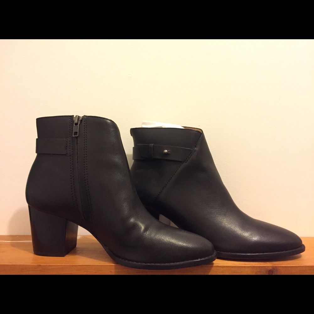 Madewell Bradley Collar-Stud Heeled Boots …